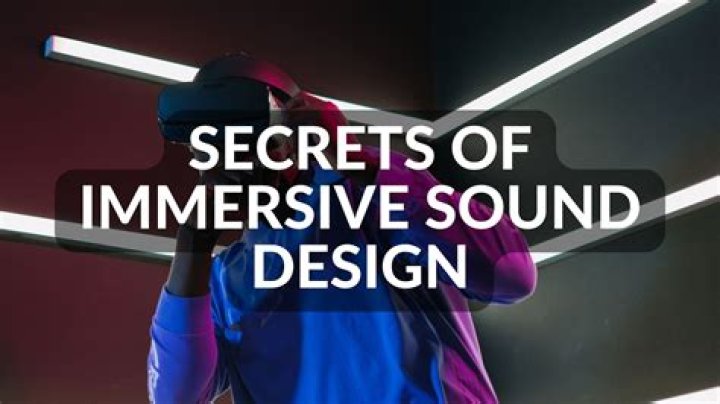 Unlocking The Secrets Of Immersive Sound Design