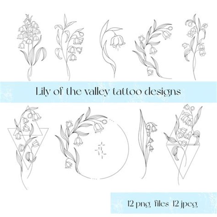 Unveil The Enchanting World Of Lily Of The Valley And Rose Tattoos